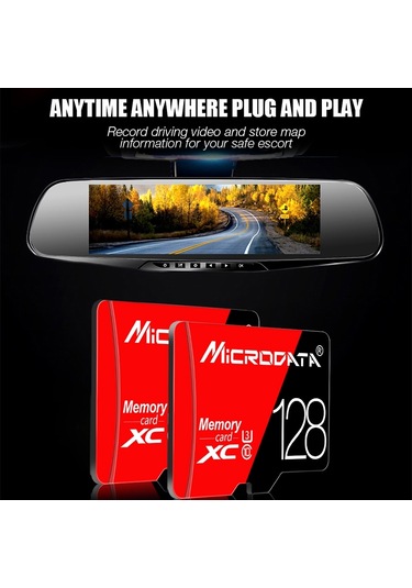 Sones Mıcrodata 128gb Yüksek Hızlı U3 Kırmızı Ve Siyah Tf