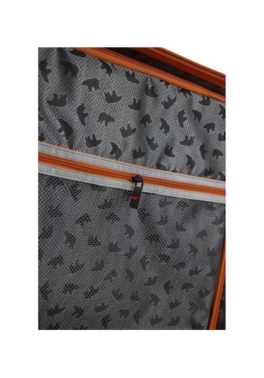 Bad Bear Logo Siyah Büyük Boy Tekerlekli Abs Valiz 95 Lt. - Siyah