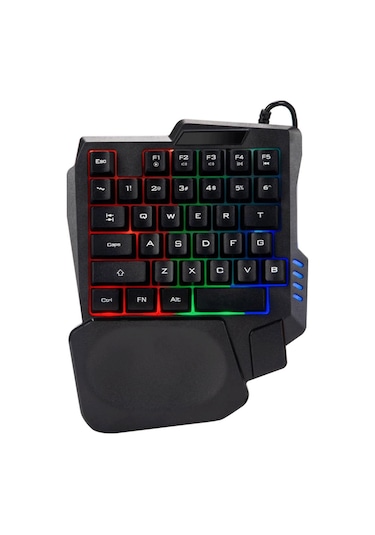 Polosmart PGM19 Kablolu RGB Oyuncu Mini Klavye