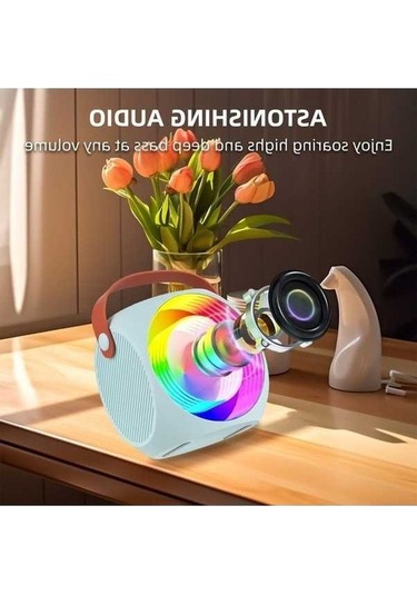 Artfulabode Mikrofonlu Karaoke Kablosuz Jzr-gy Hoparlör, Günü Ev/dış Doğum Partisi 2 Da