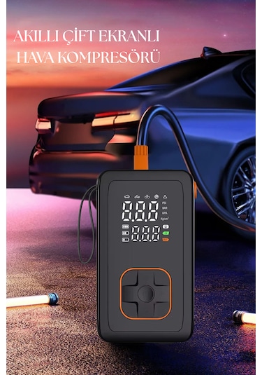 150psı Taşınabilir Kablosuz Şişirme Pompası Bisiklet-araba-motosiklet-top Sişirme Pompası Siyah