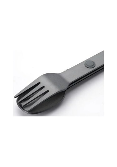 Manyetik Kamp Çatal Bıçak Takımı - Çocuk Öğle Yemeği Seti, Açık Hava Çatal Bıçak Takımı Seyahat Taşınabilir Tekrar Kullanılabilir Temel Malzemeler Bıçak, Çatal Ve Kaşık - Gri Diğer