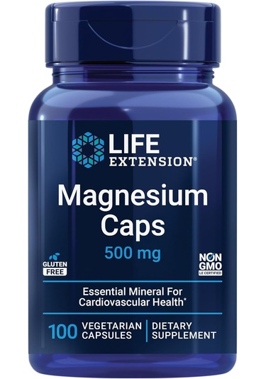 Life Extension Magnesium 500 Mg Magnesium Oxide Citrate And Succi