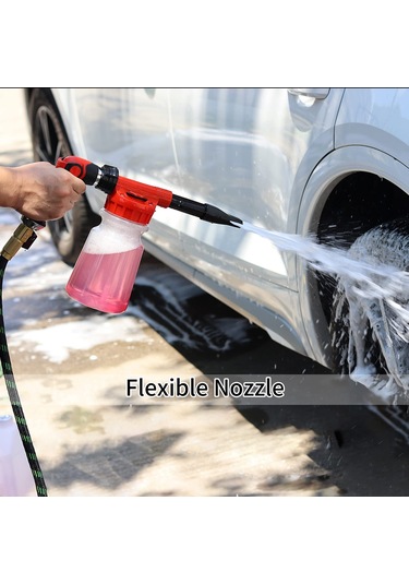 Qianfan Araba Yıkama Köpük Tabancası 1l Şeffaf Şişe Püskürtme