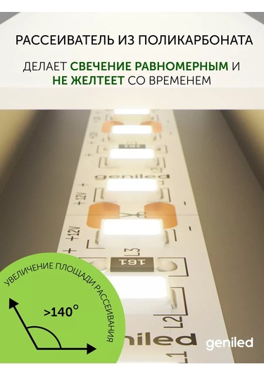 Geniled Led Şerit İçin Alüminyum Esnek Profil 1m 3 Adet 231830481 Beyaz