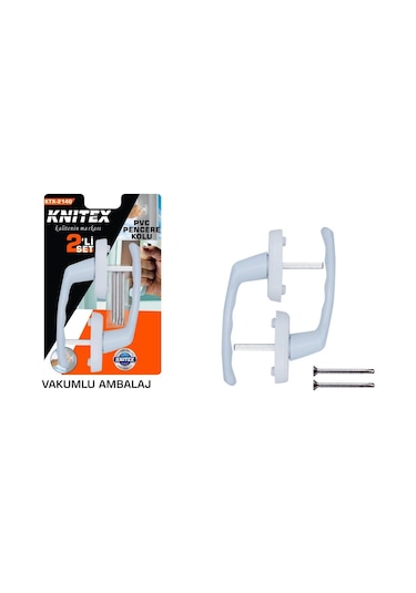 Knıtex Pvc Pencere Kolu 2Li Set