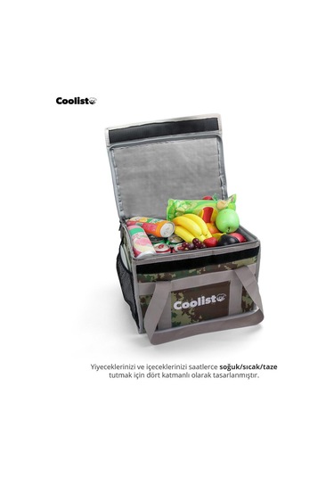 Coolist Cl26C 26 L Katlanabilir Termos Bez Çanta / Buzluk Çok Renkli