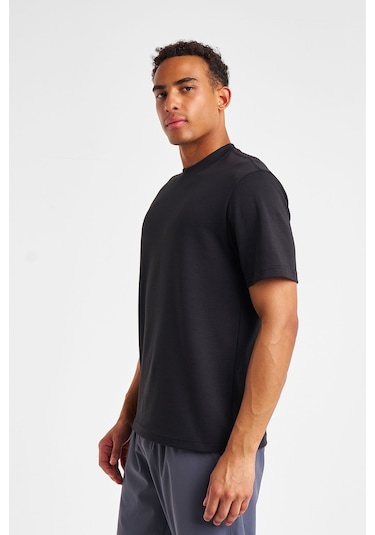 Lescon Erkek Kısa Kollu T-shirt 25s-1260-25n Siyah