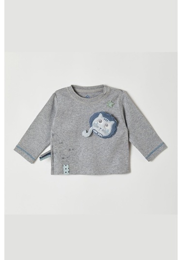 Organicera Organik Uzun Kollu Tshirt,Grey (435388692) Gri