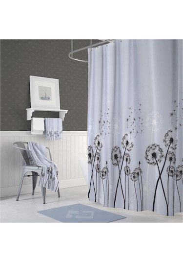 Jackline Duş Perdesi 2200 Model Çift Kanat 2X110X200Cm Gri