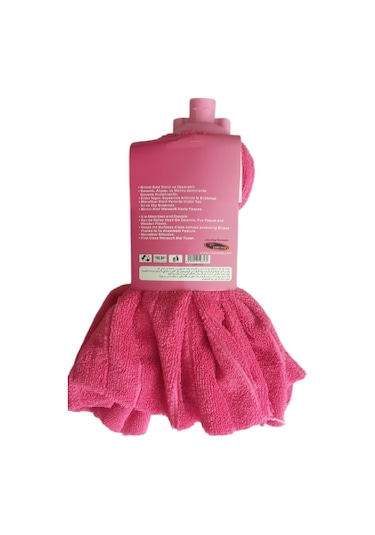 Mega Soft Xl Mikrofiber Paspas Büyük Boy Yedek Ucu Ve Ahşap Sapı Takım