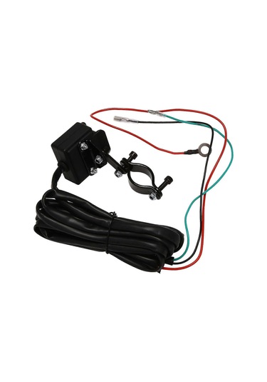 Honmex 12v Atv Elektrikli Vinç Parçası: Rocker Thumb Anahtar, Montaj Braketi, 2.5m Kablolu Röle Kontrolü, Su Geçirmez Abs+nilon