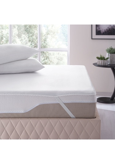 Puffy Semmy Su Geçirmez Lastikli Alez (160X200 Cm) Beyaz