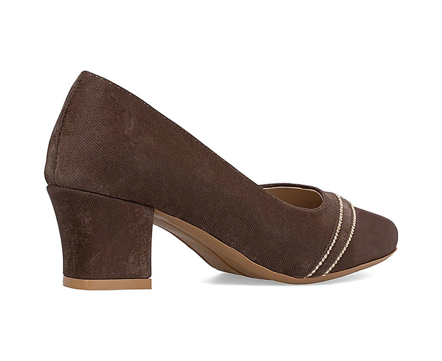 Elit Pm280 K541 Kadın Klasik Topuklu Ayakkabı Kahverengi Kahverengi