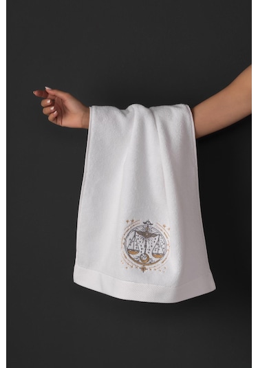 Varol %100 Microcotton Üst Kalite Havlu Seti Burç Nakışlı Terazi-standart Terazi Diğer
