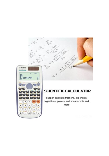 Aubyhe Öğrenci Bilimsel Hesap Makinesi Fx-991es Plus: 417 Fonksiyon, Lcd Ekran, Trigonometri, Matris, Denklem Çözme, Pil Dahil Diğer