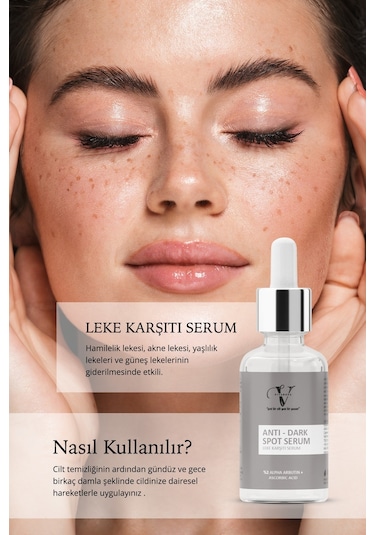 Vitanova Aha-Bha Peeling Serum 30 ML + Anti-Dark Spot Serum 30 ML + Vitamin C serum 30 ML + Leke Karşıtı Güneş Kremi SPF50+ 50 ML