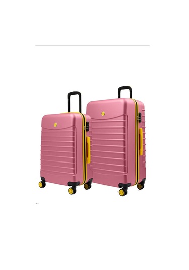 2'li Valiz Seti Büyük Boy - Orta Boy Pembe 1168 Pembe