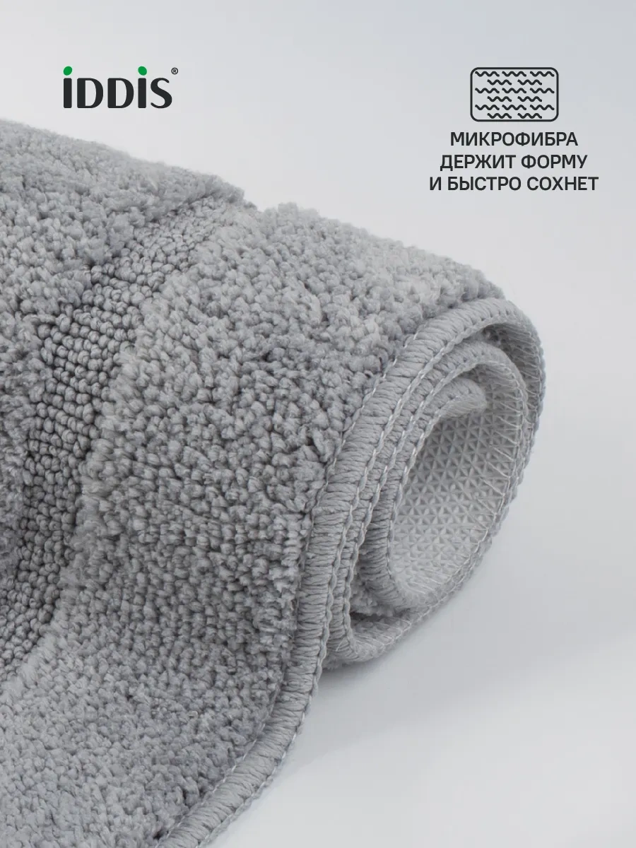 Iddıs Banyo Ve Tuvalet Paspas Seti 65x45, 45x45 Gri 330937461 Gri