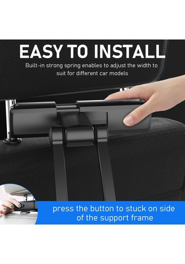 Cbtx Pb-48 Universal Araç Kafalık Arka Koltuk Montaj Telefon Tutucu 5-12.9 Inç Tablet Telefon Braketi