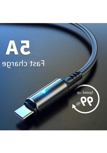 Prestigegoods Samsung Uyumlu S10 İçin C Tipi Usb Şarj Veri Kablosu Hızlı Şarj Xiaomi Telefon Kablosu C Tipi