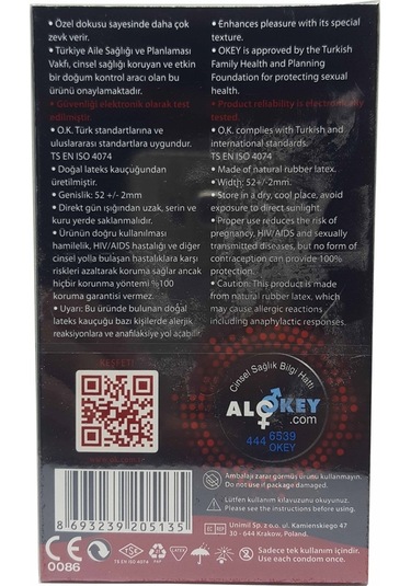 Okey Prezervatif Zirve 10'lu