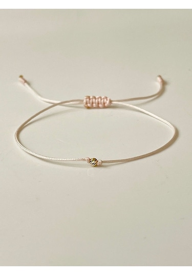 14 Ayar Dorika Toplu Rengarenk Altın Bileklik Gold Bracelet İpli Altın Bileklik Gümüş