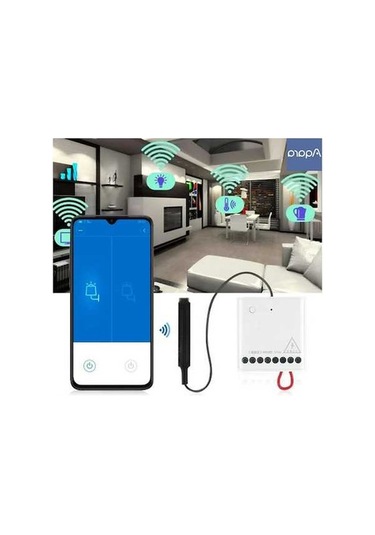 Didadodo Aqara Akıllı Ev Modülü: 2 Kanal Kablosuz Röle, Uzaktan App İle Yönetim