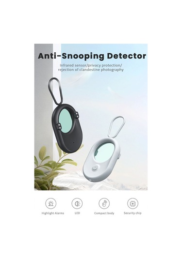 Geeroyoo Kızılötesi Gizli Kamera Dedektörü, Renkli Lensli Taşınabilir Şarjlı Cihaz Tarayıcı