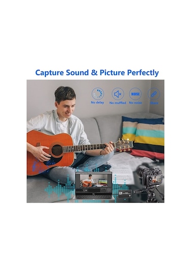 Pazly 4k Oyun Yakalama Kartı - Switch, Ps4, Pc İçin Hd Kayıt Ve Canlı Yayın Cihazı