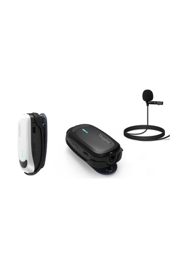 Doppler Kablosuz Kamera Mikrofonu Cam100B Yaka Ünitesi Kamera Rec