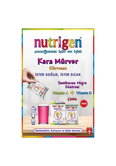 Nutrigen Elderberry Kara Mürver Efervesan 15 Saşe