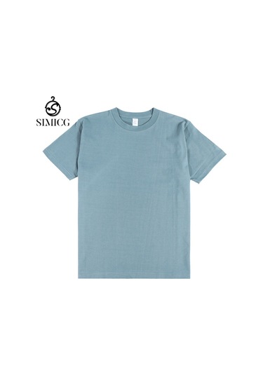 Yeni Japon Ağır Pamuklu Kısa Kollu Koyu Mavi Koyu Mavi