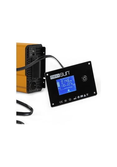 Tam Sinüs Ups Remote Ekran 12v 1500w