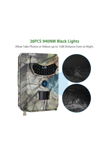 Maiyame Pr100c 12mp 1080p Dış Mekan Kamera - Ip56 Su Geçirmez, 26 Adet Infrared Işık, 1 Saniye Hızlı Tetikleme, Av Ve Gözlem İçin Çok Renkli