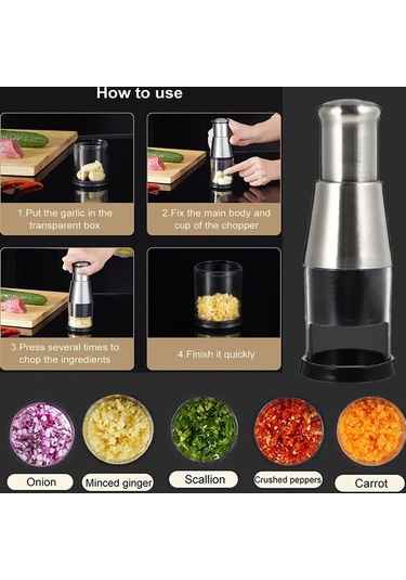 Preslenmiş Sarımsaklı Kazak - Sarımsaklı Presli Gıda Doğrayıcı Diğer