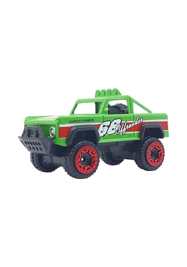 3'lü Araba Off-road Seti - Die Cast - Ds045 Lisinya Çok Renkli