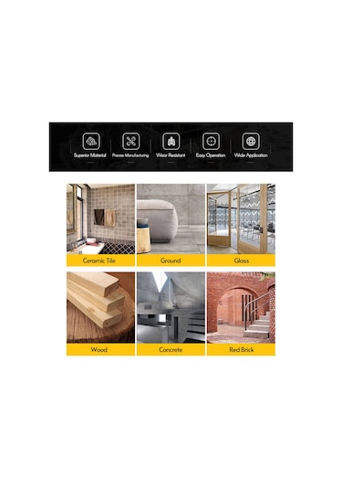 Xindoker 8mm Karbür Matkap Uçları 10'lu Set - Çelik Ve Beton Delme İçin Yüksek Kalite