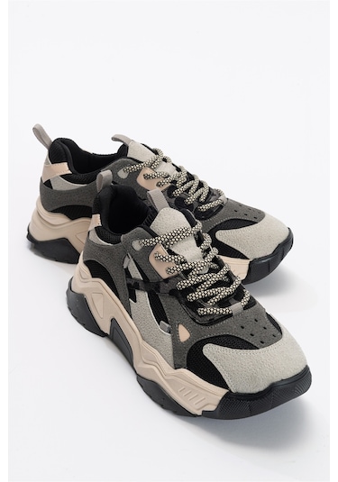 Luvishoes Lecce Buz-siyah Kadın Spor Ayakkabı Buz - Siyah