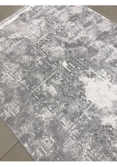 Padişah Halı Santo 77768 095 Serisi Akrilik Salon Oturma Yatak Odası Halısı Gri