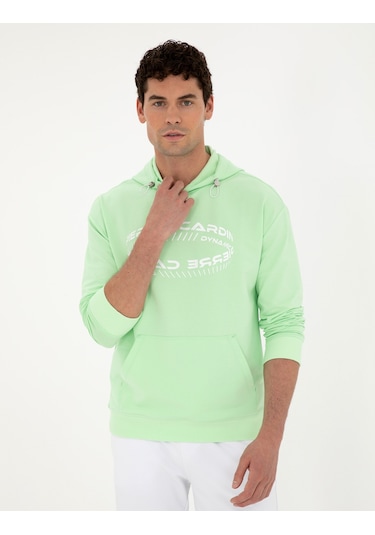 Pierre Cardin Erkek Fıstık Sweatshirt 50285219-vr087 Fıstık Yeşili