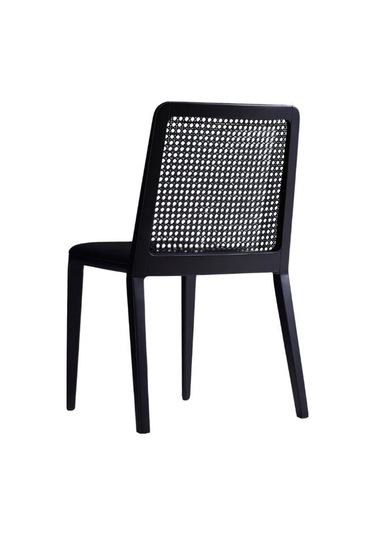 Martha Hazeranlı Ahşap Sandalye Siyah