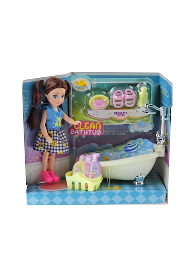 Bella Banyo Seti 8 Parça Oyuncak Bebek