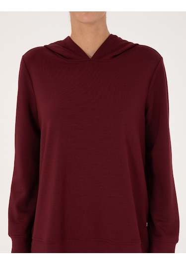 Pierre Cardin Kadın Vişne Sweatshirt 50314972-vr223 Vişne