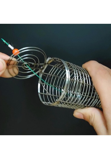 Homyl 5x Katı Balıkçılık Besleyici Kafes Sepet Konteyner S