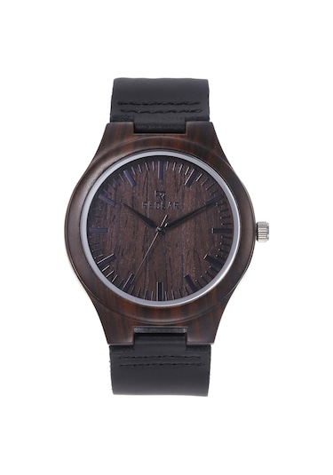 Erkek Ahşap Saat Redear Analog Kuvars Saat Sandal Ağacı Malzeme Deri Kayış İle Hafif Günlük Saatler Vintage Kol Saati Çok Renkli