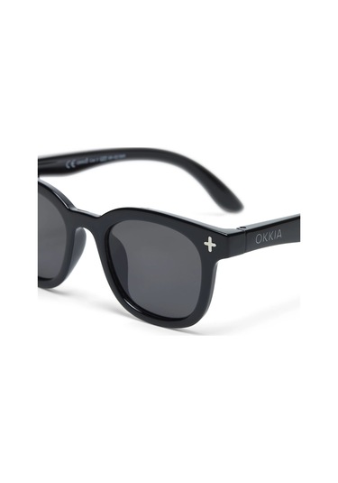 Okkialini Orlando Bambino Çocuk Güneş Gözlüğü Siyah 6-10 Yaş Siyah