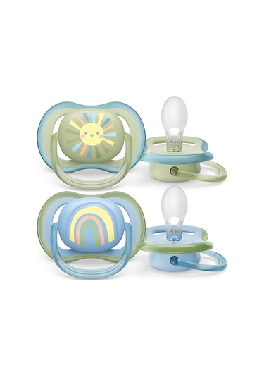 Philips Avent Ultra Air Emzik 0-6 Ay, 2'li Paket, Erkek Renkli