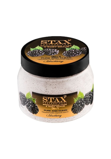 Tristax Blackberry 3'ü 1 Arada Aydınlatıcı Yüz ve Vücut Peeling 500 ML