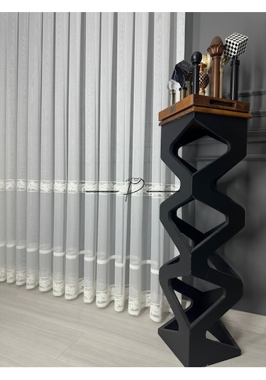 Tül Perde Etek 3 Hiza Hürrem Desen Etek İşleme Ekru